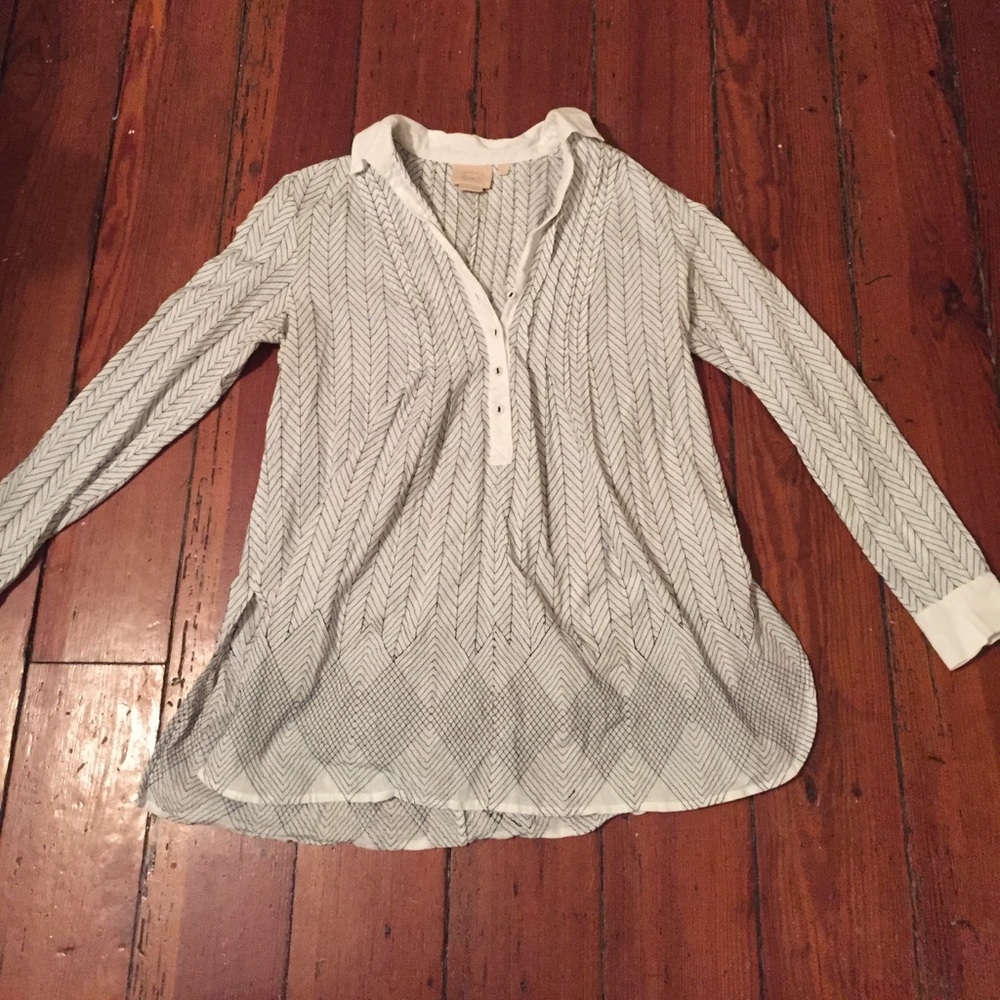 Anthro boho tunic top